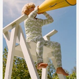 Roller Rabbit Lilly sisto Fish minnow Print Pajama set